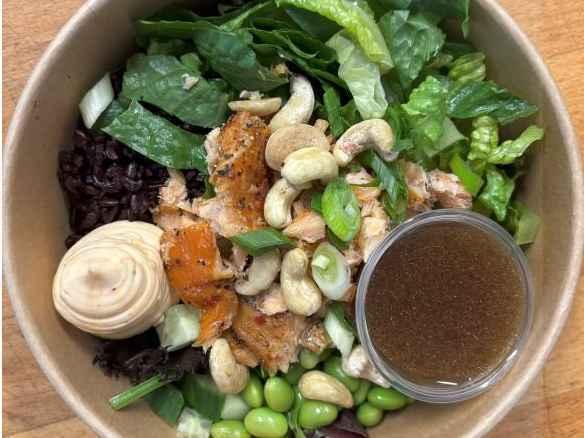 Asiatisk laxbowl
