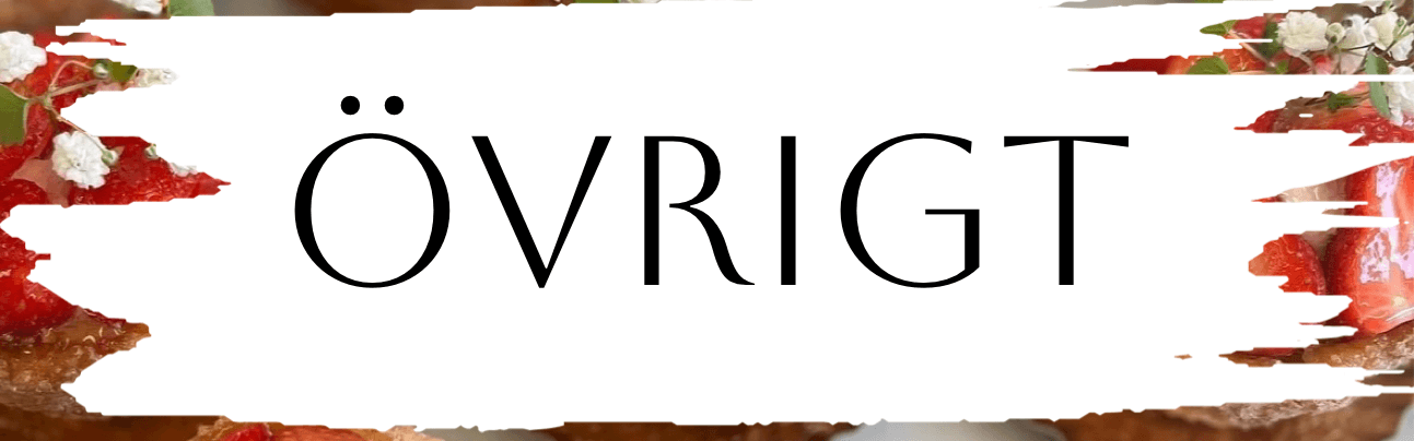 ÖVRIGT